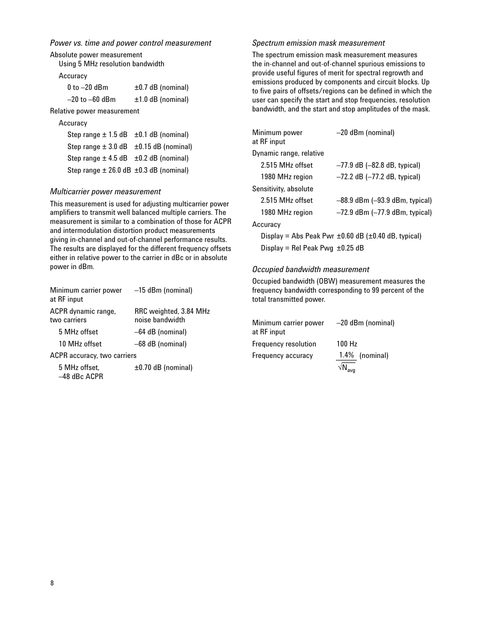 Atec Agilent-E4406A User Manual | Page 8 / 20