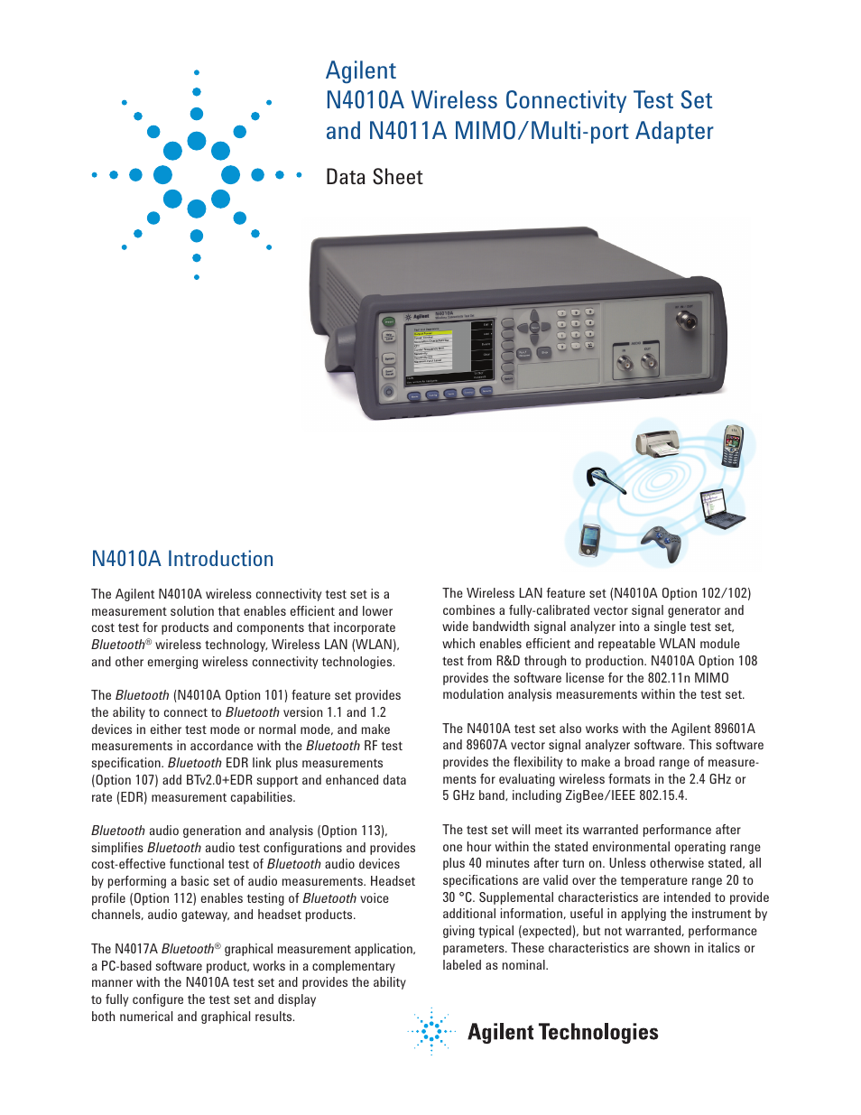 Atec Agilent-N4010A User Manual | 16 pages