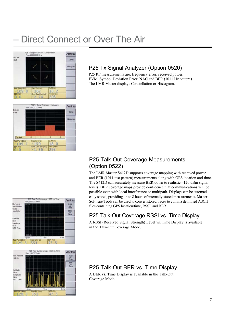 Direct connect or over the air | Atec Anritsu-S412D User Manual | Page 7 / 16