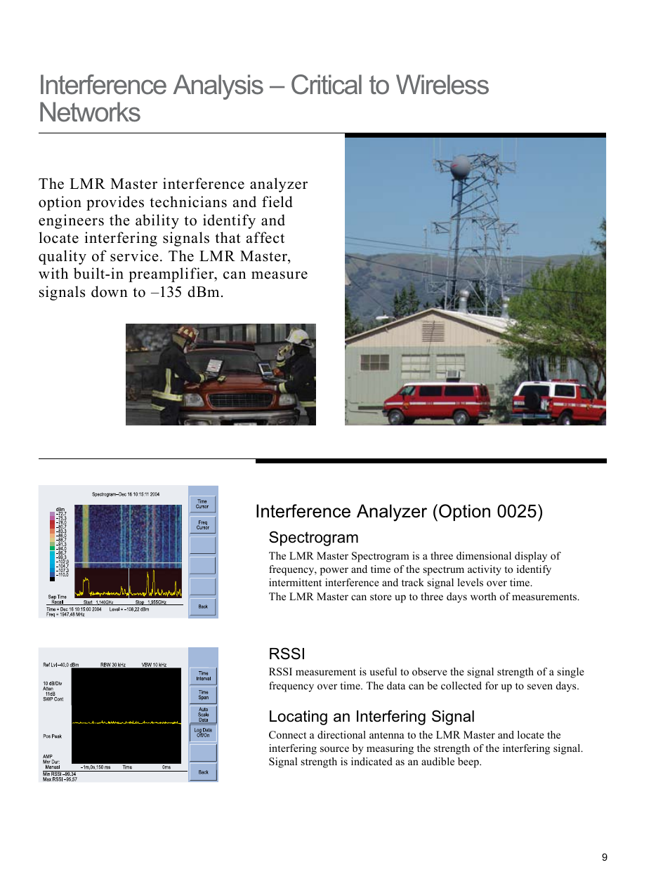 Interference analyzer (option 0025) | Atec Anritsu-S412D User Manual | Page 9 / 16