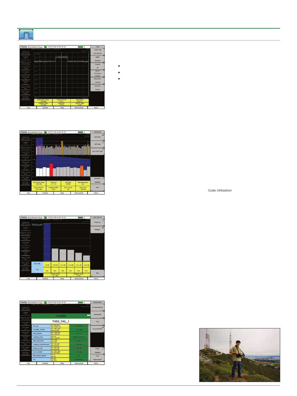 Bts master™ base station analyzer features | Atec Anritsu-MT8221B User Manual | Page 14 / 28