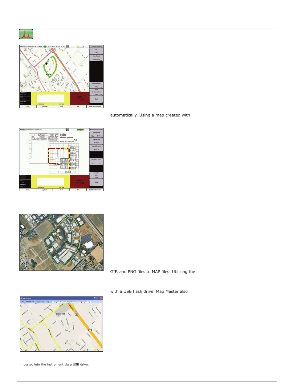 Bts master™ base station analyzer features, Coverage mapping | Atec Anritsu-MT8221B User Manual | Page 8 / 28