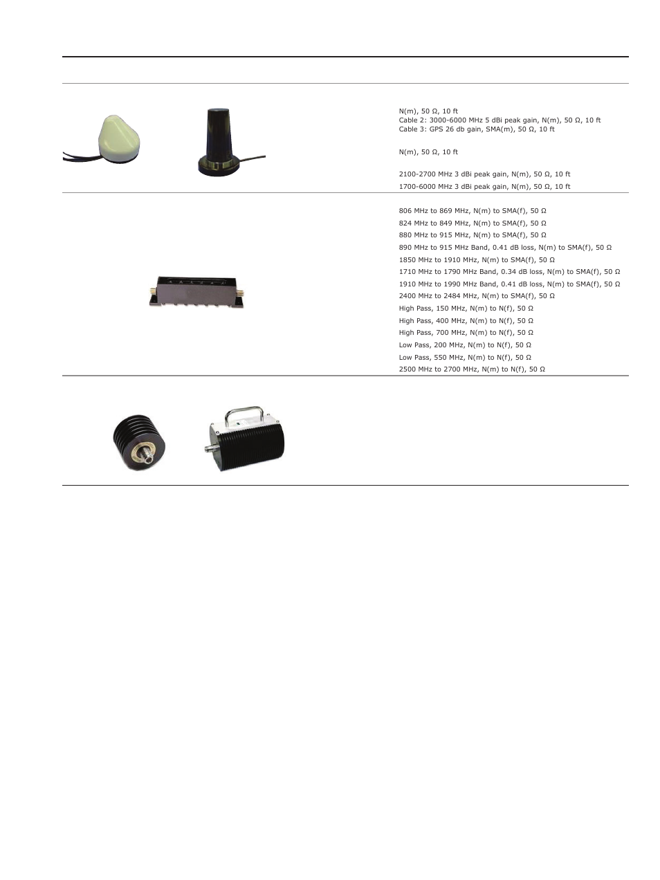 Optional accessories (continued) | Atec Anritsu-S331E-S332E-S361E-S362E User Manual | Page 15 / 16