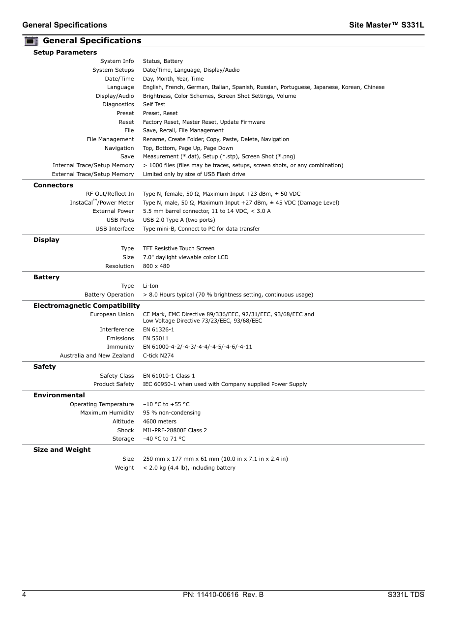 Atec Anritsu-S331L User Manual | Page 4 / 12