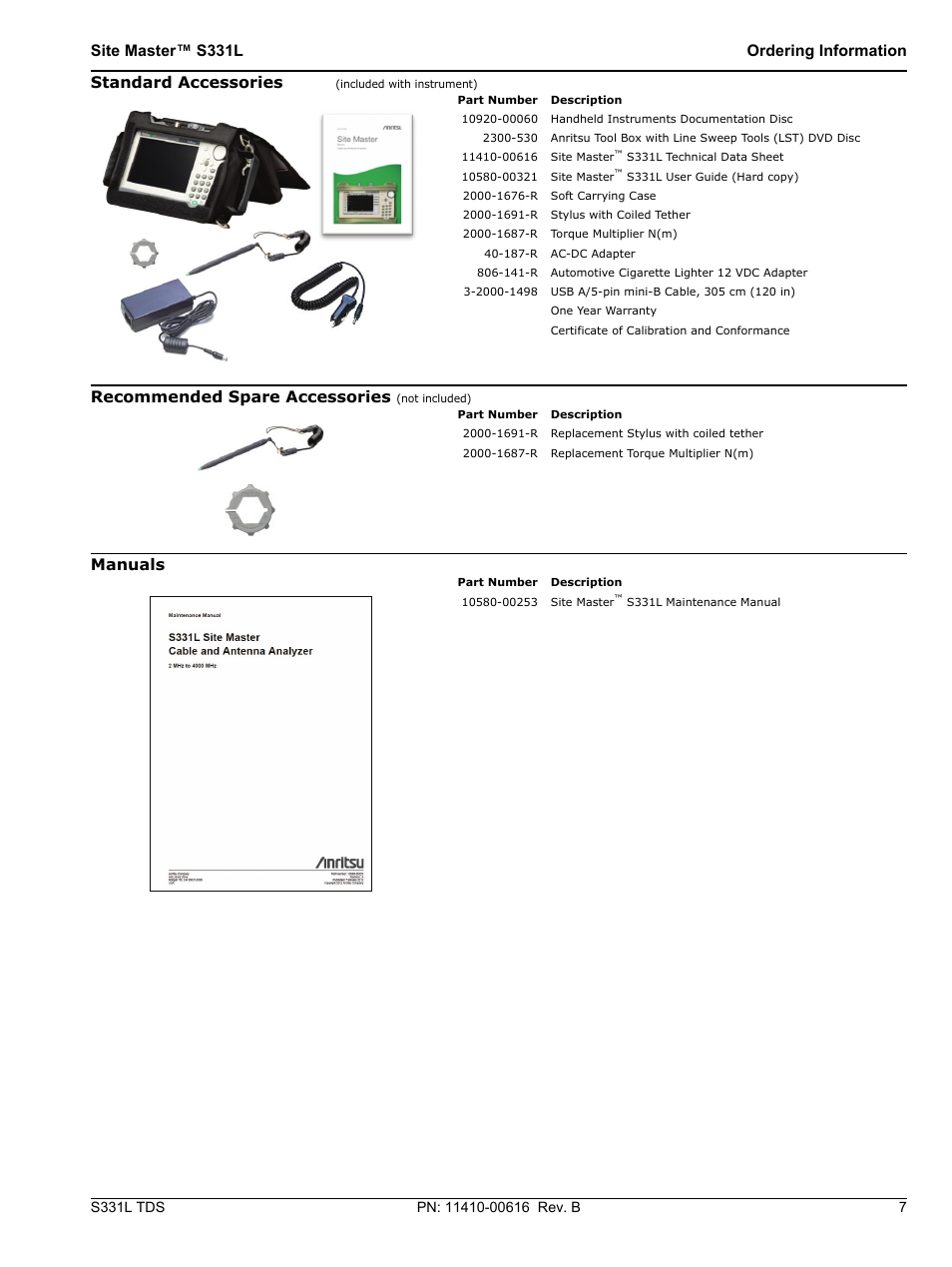 Atec Anritsu-S331L User Manual | Page 7 / 12
