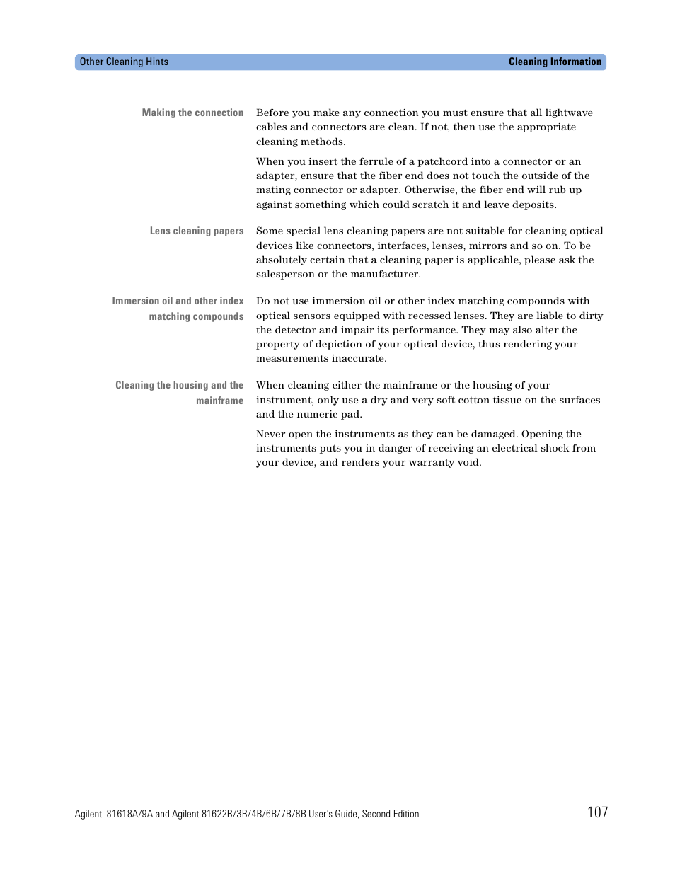 Atec Agilent-81618A User Manual | Page 107 / 112