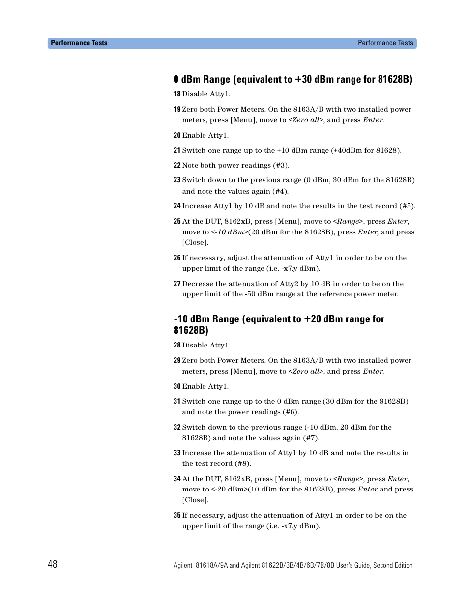 Atec Agilent-81618A User Manual | Page 48 / 112