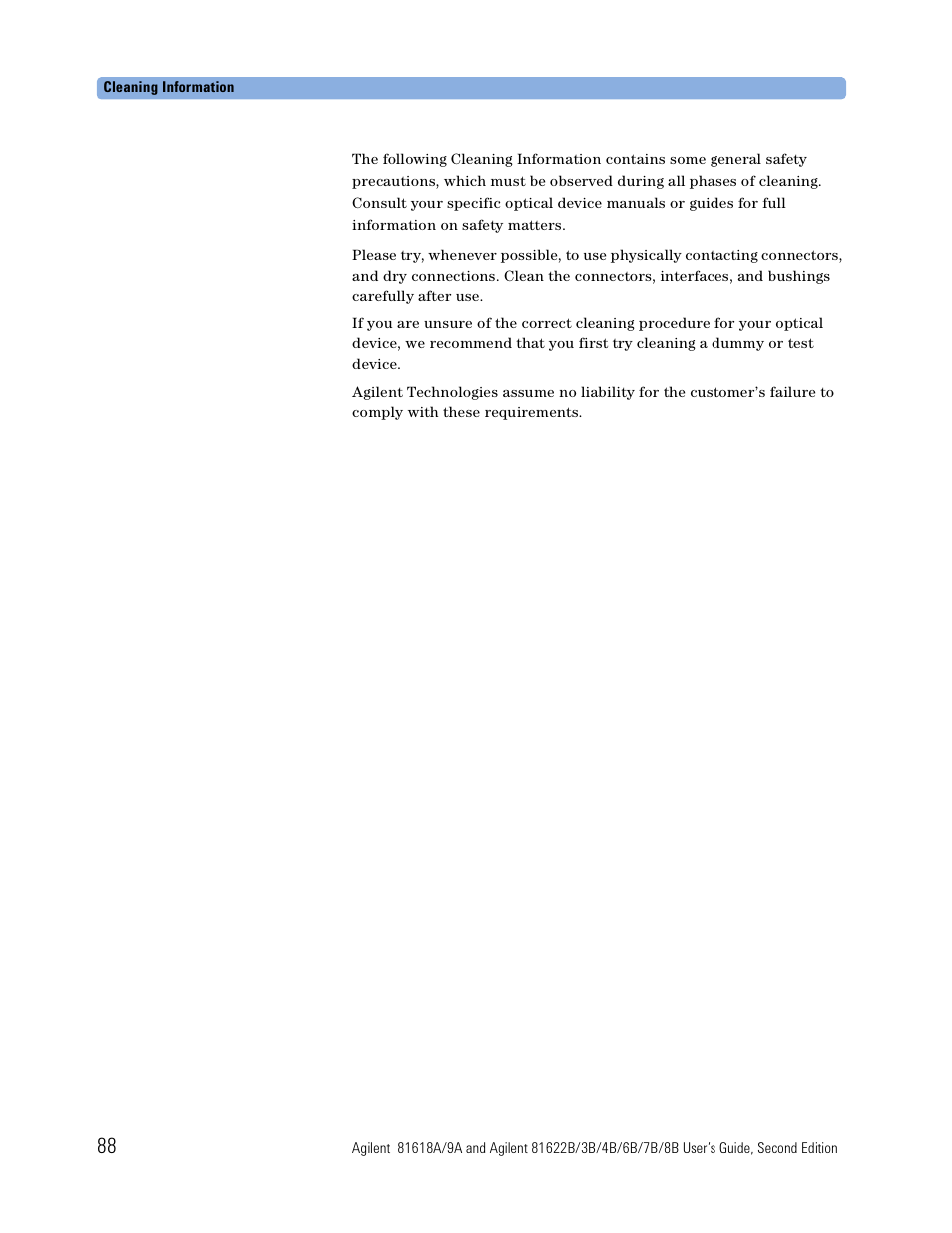 Atec Agilent-81618A User Manual | Page 88 / 112