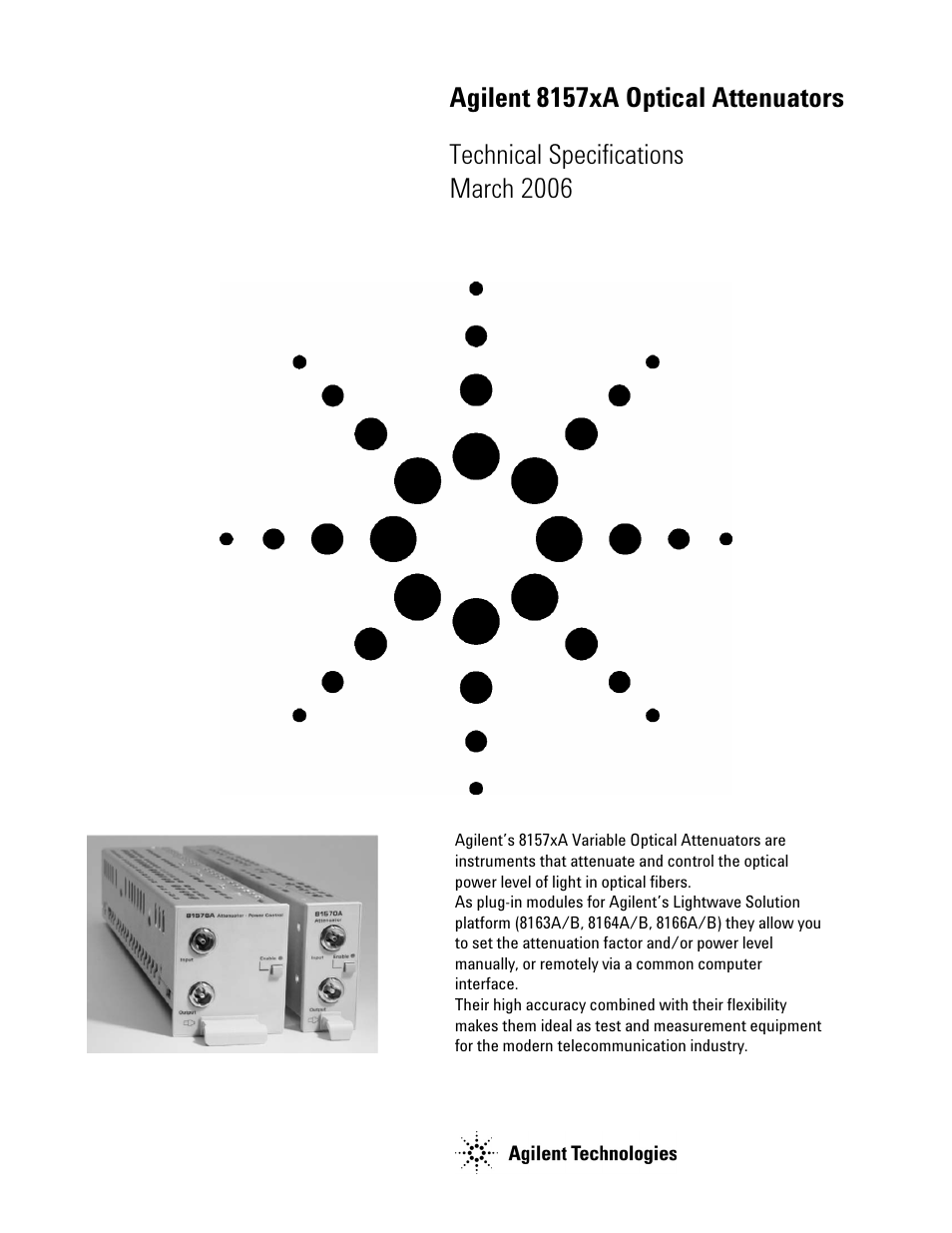 Atec Agilent-8156A User Manual | 8 pages