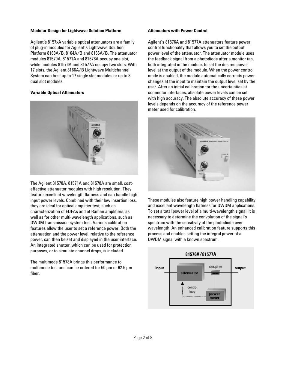 Atec Agilent-8156A User Manual | Page 2 / 8