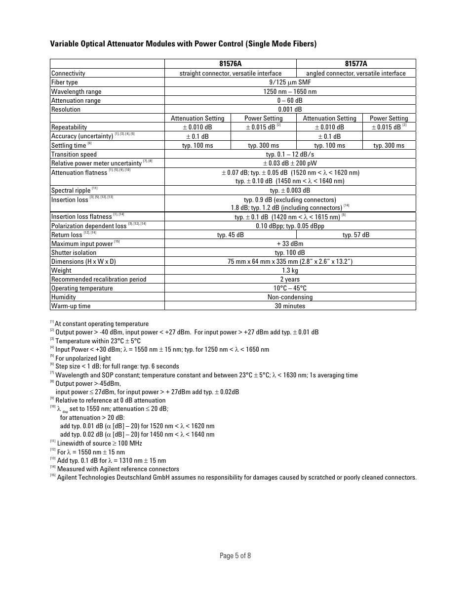 Atec Agilent-8156A User Manual | Page 5 / 8