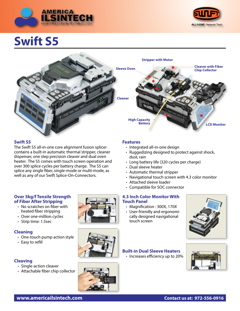 Atec America-Ilsintech-Swift-S5 User Manual | 2 pages