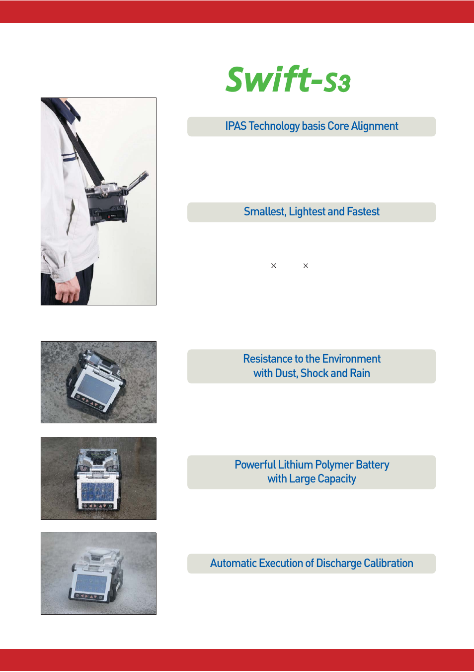 Benefits and features | Atec America-Ilsintech-Swift-S3 User Manual | Page 2 / 4