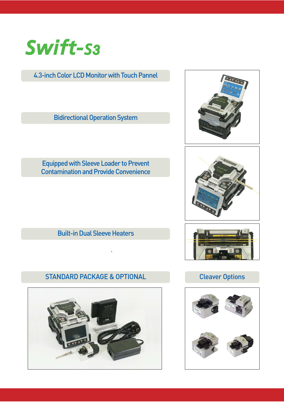 Benefits and features | Atec America-Ilsintech-Swift-S3 User Manual | Page 3 / 4