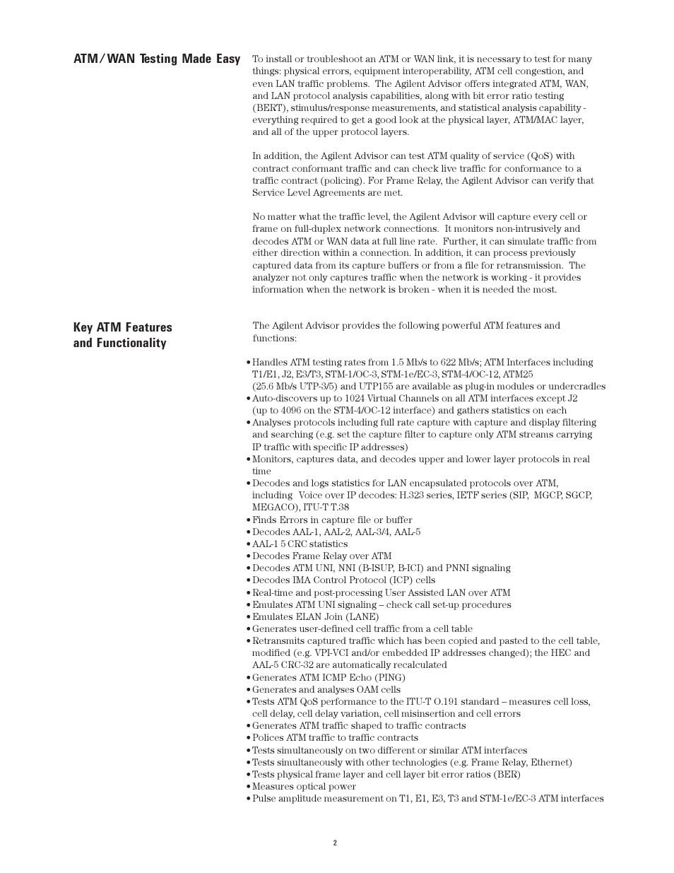 Atec Agilent-J2300E User Manual | Page 2 / 92