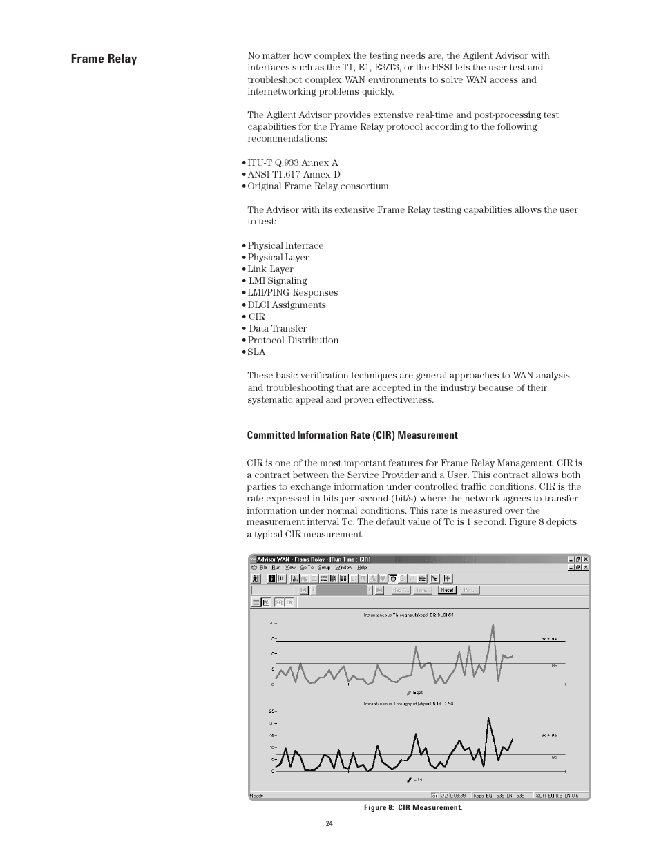 Frame relay | Atec Agilent-J2300E User Manual | Page 24 / 92