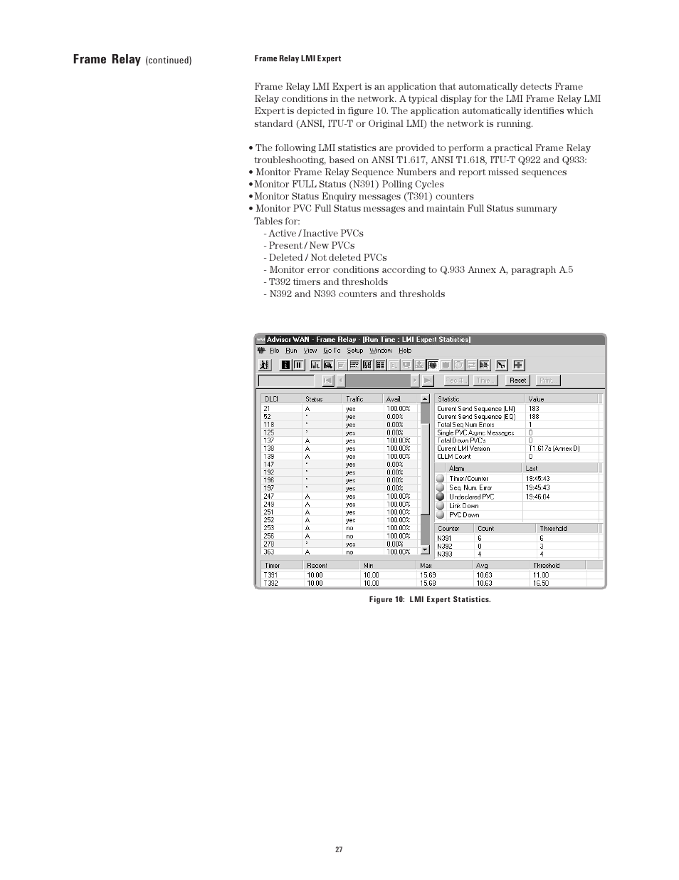 Frame relay | Atec Agilent-J2300E User Manual | Page 27 / 92
