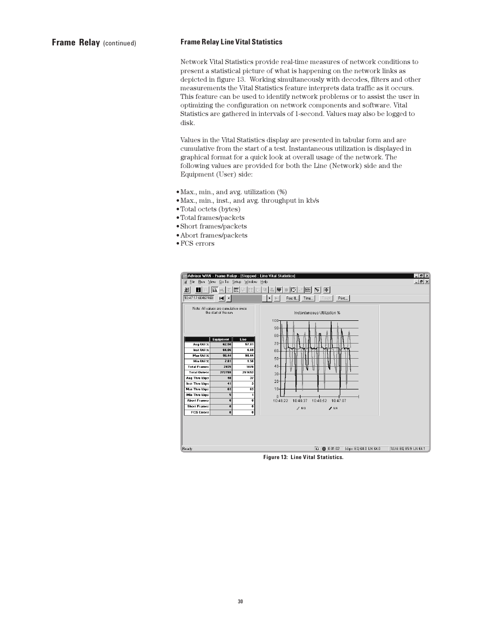 Frame relay | Atec Agilent-J2300E User Manual | Page 30 / 92