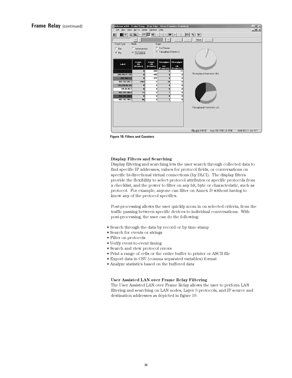 Frame relay | Atec Agilent-J2300E User Manual | Page 36 / 92