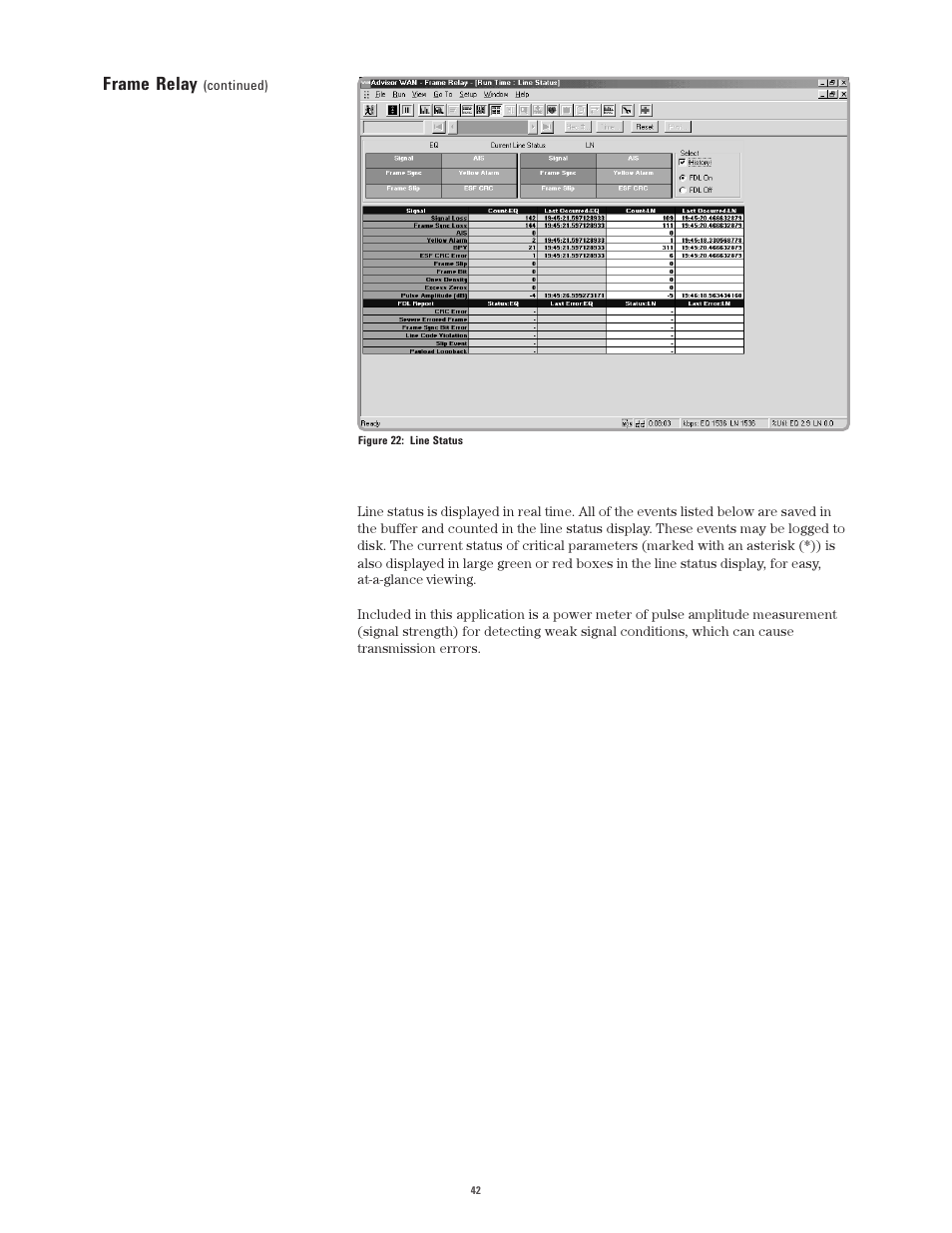 Frame relay | Atec Agilent-J2300E User Manual | Page 42 / 92