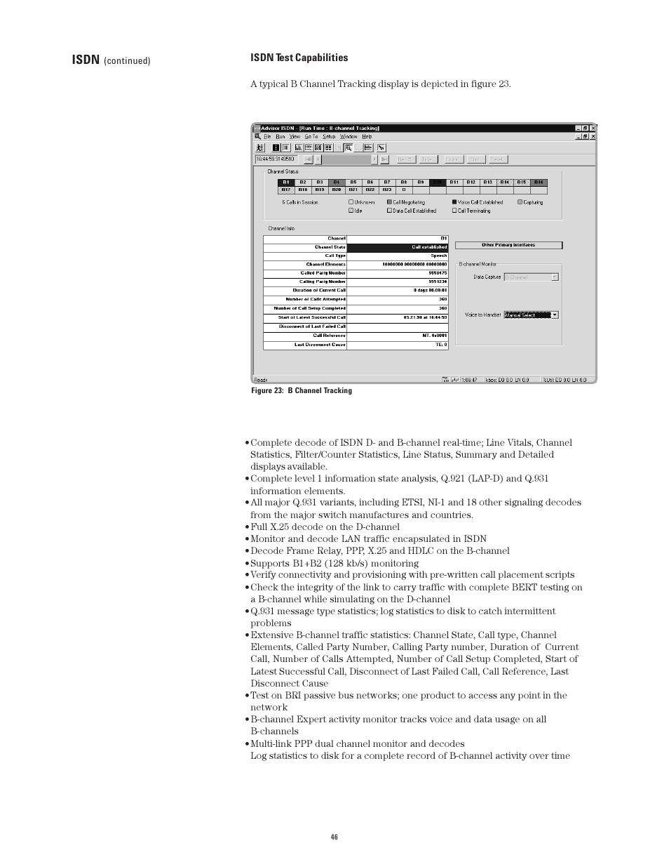 Isdn | Atec Agilent-J2300E User Manual | Page 46 / 92
