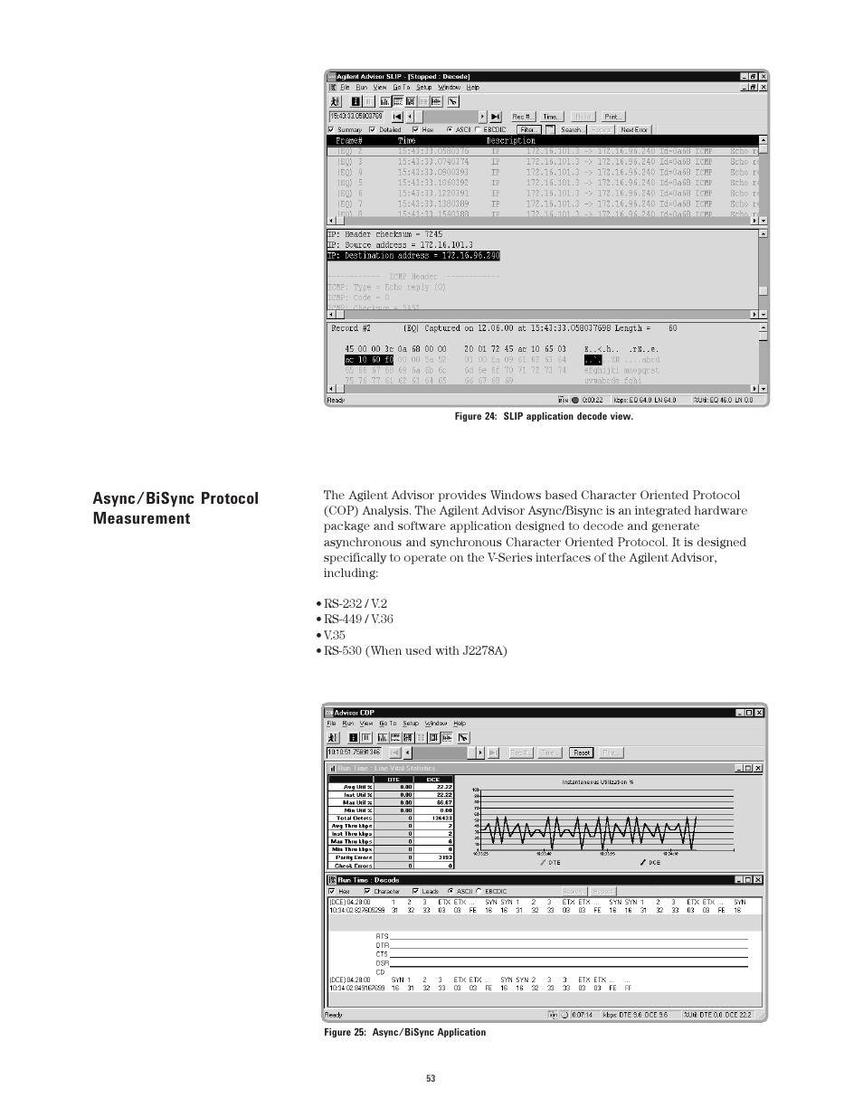 Async/bisync protocol measurement | Atec Agilent-J2300E User Manual | Page 53 / 92
