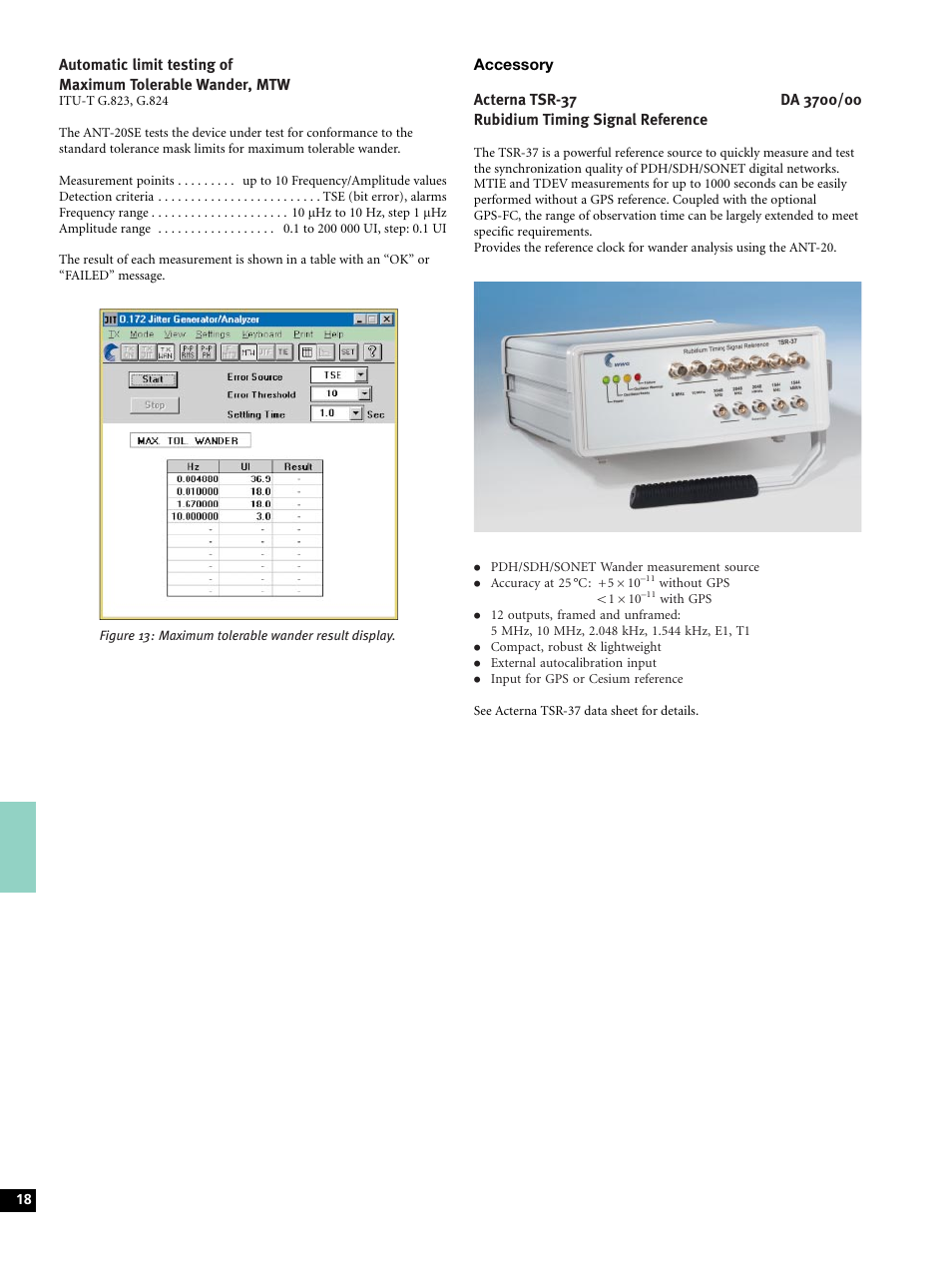 Atec Acterna-JDSU-ANT-20SE User Manual | Page 18 / 30