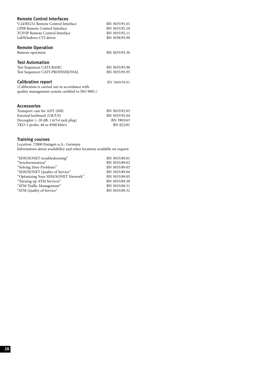 Atec Acterna-JDSU-ANT-20SE User Manual | Page 28 / 30