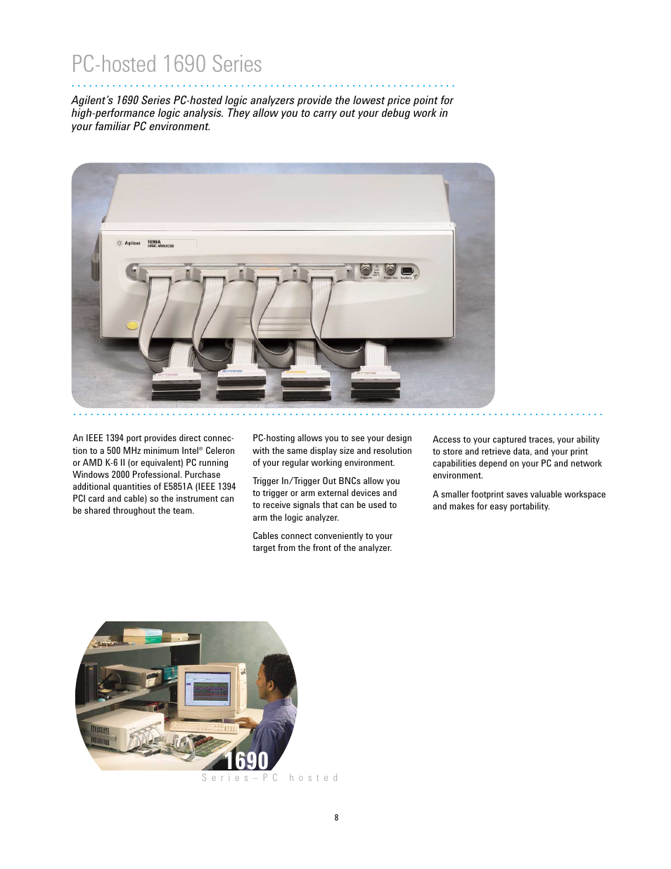 Pc-hosted 1690 series | Atec Agilent-N1690A User Manual | Page 8 / 12