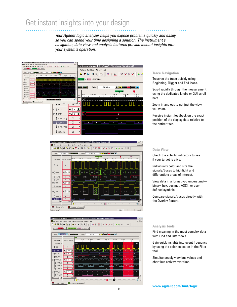 Get instant insights into your design | Atec Agilent-N1690A User Manual | Page 9 / 12