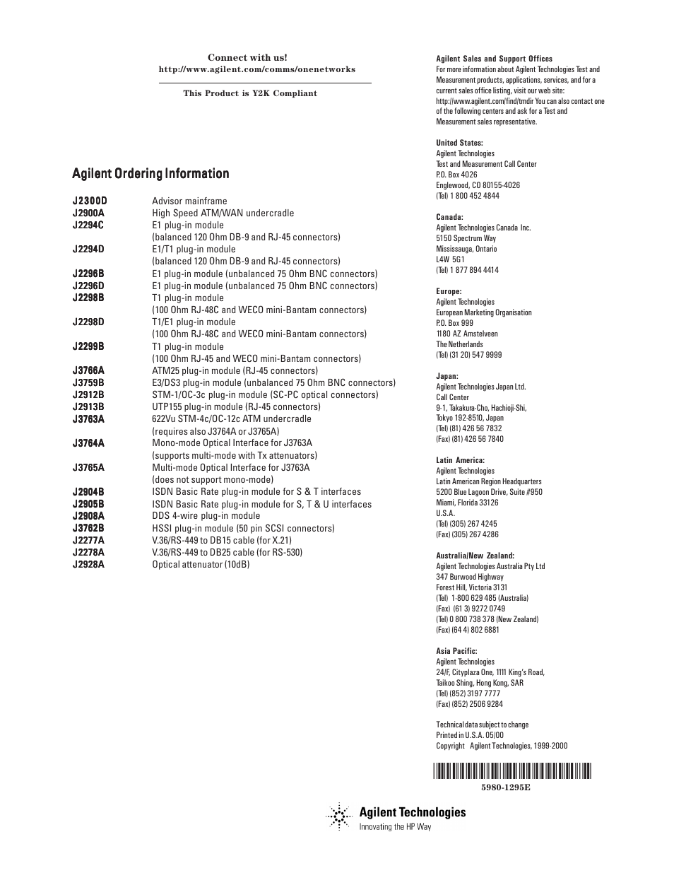 Agile | Atec Agilent-J3763A User Manual | Page 44 / 44