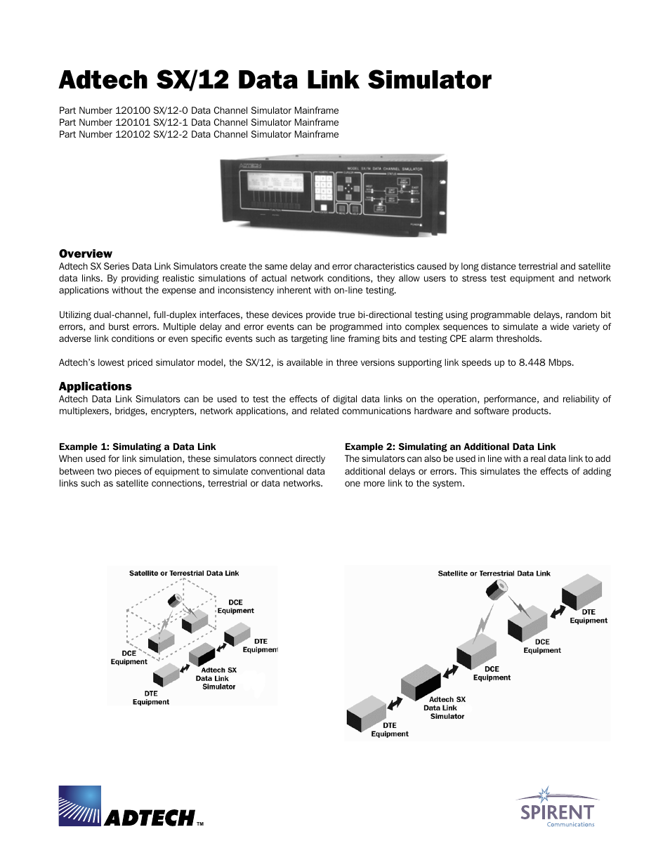 Atec Adtech-SX-12 Series User Manual | 2 pages