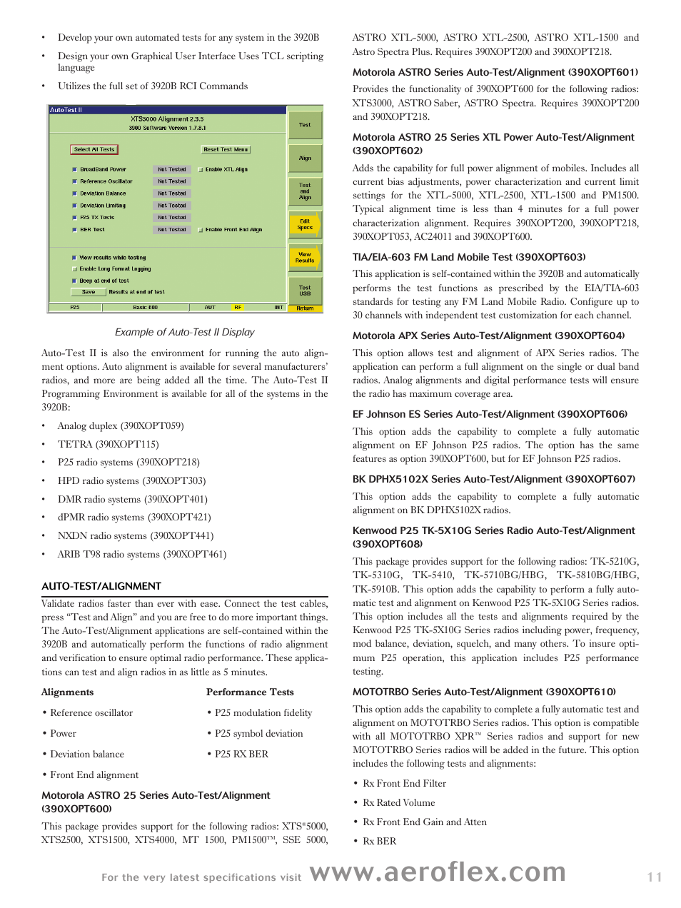 Atec Aeroflex-3920B User Manual | Page 11 / 24