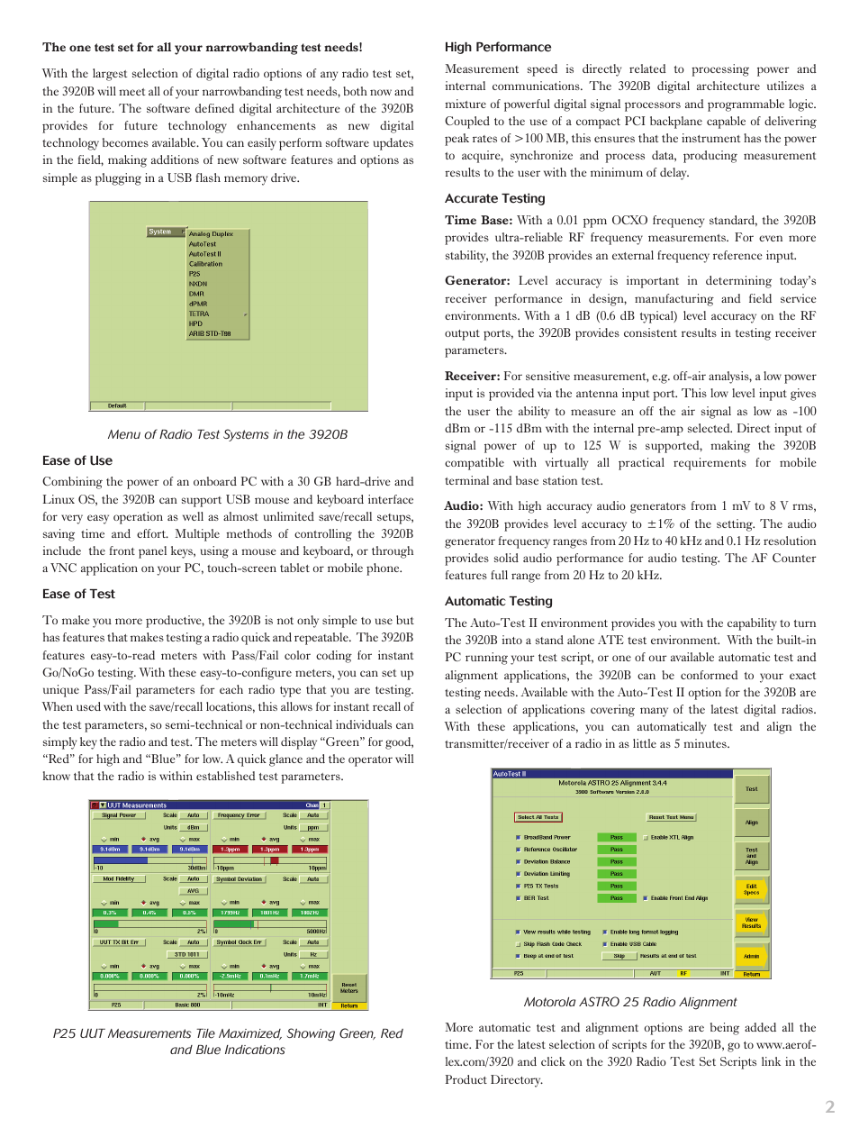 Atec Aeroflex-3920B User Manual | Page 2 / 24