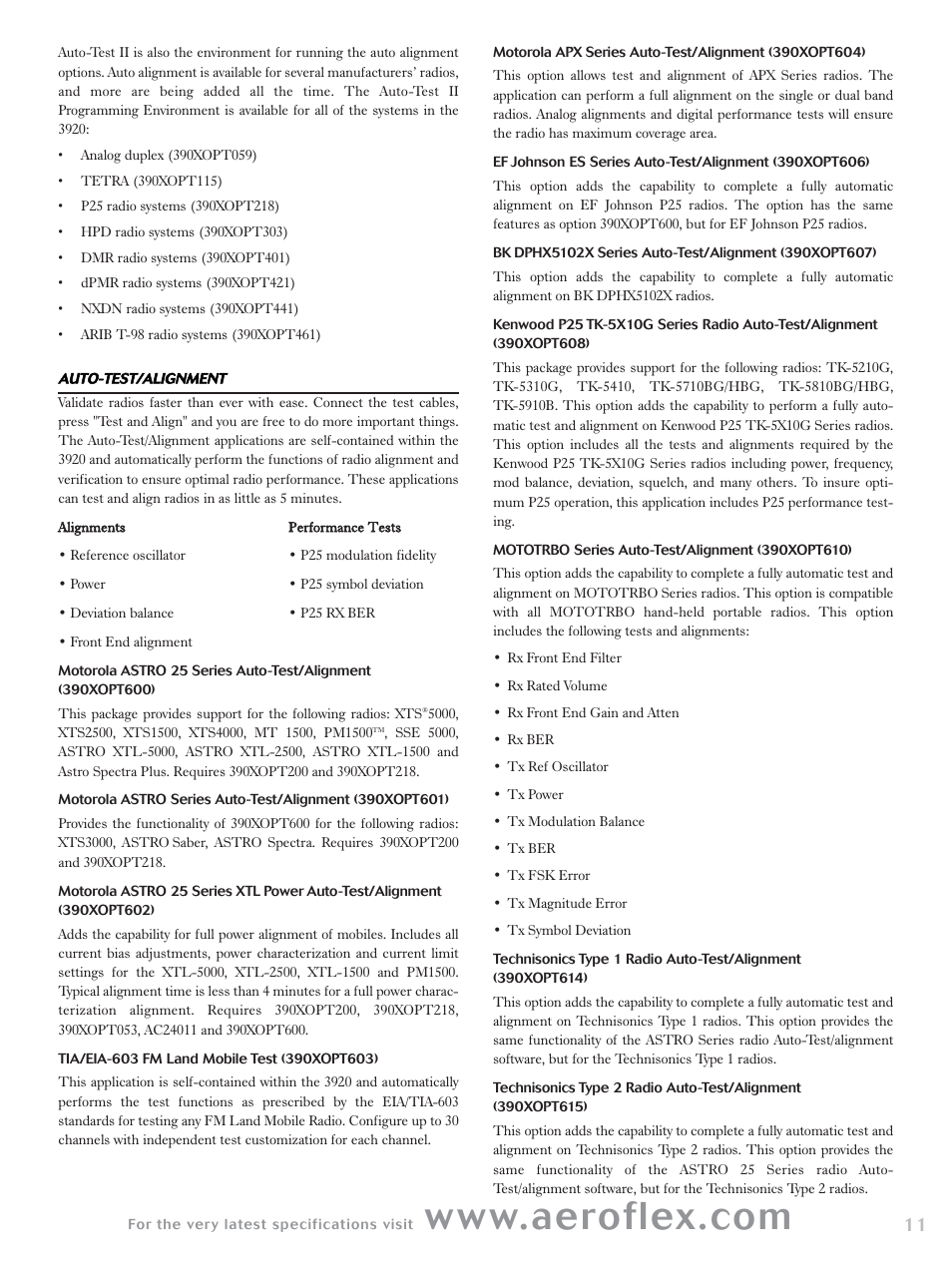 Atec Aeroflex-3920 User Manual | Page 11 / 24