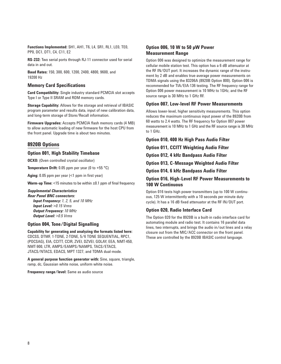 Atec Agilent-8920B User Manual | Page 8 / 14