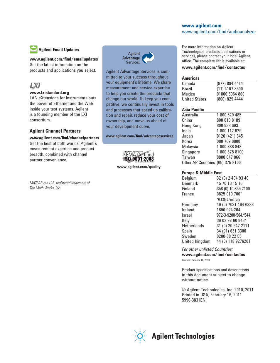 Atec Agilent-U8903A User Manual | Page 16 / 16