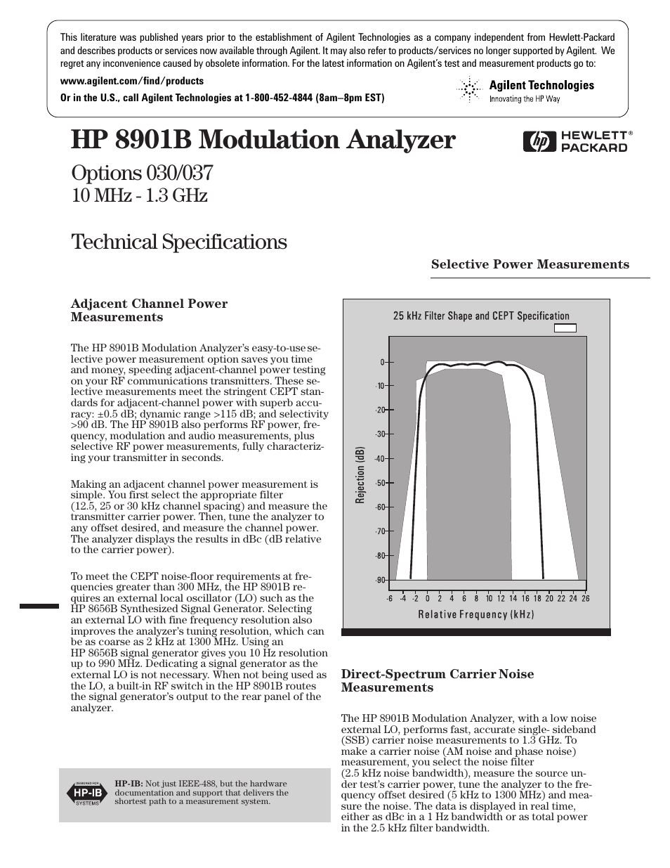 Atec Agilent-8901B User Manual | 4 pages