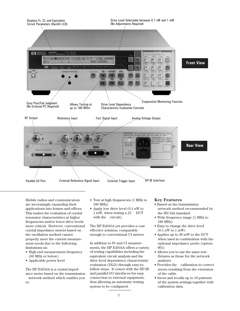 Atec Agilent-E4916A User Manual | Page 2 / 7