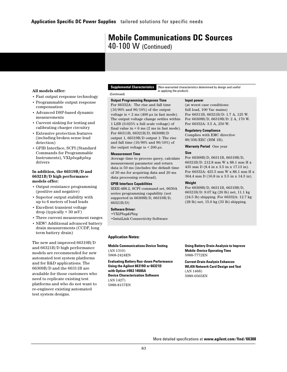 Continued) | Atec Agilent-66319D User Manual | Page 3 / 7