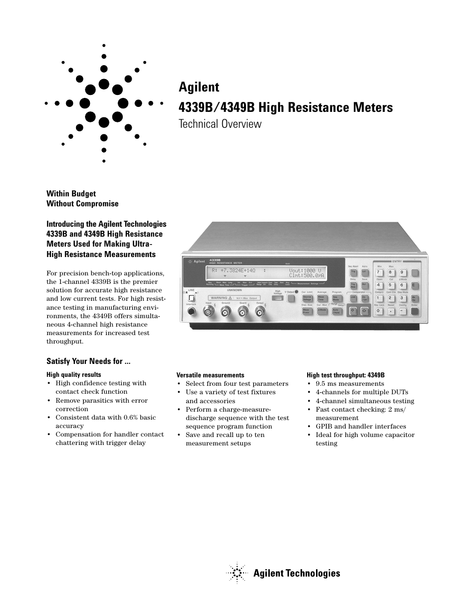 Atec Agilent-4339B_4349B User Manual | 8 pages