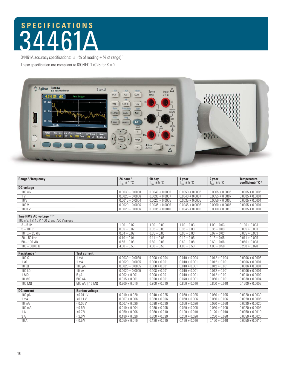 Atec Agilent-34461A User Manual | Page 10 / 16