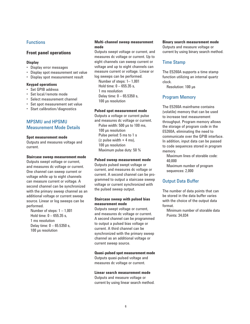 Atec Agilent-E5260A User Manual | Page 6 / 8