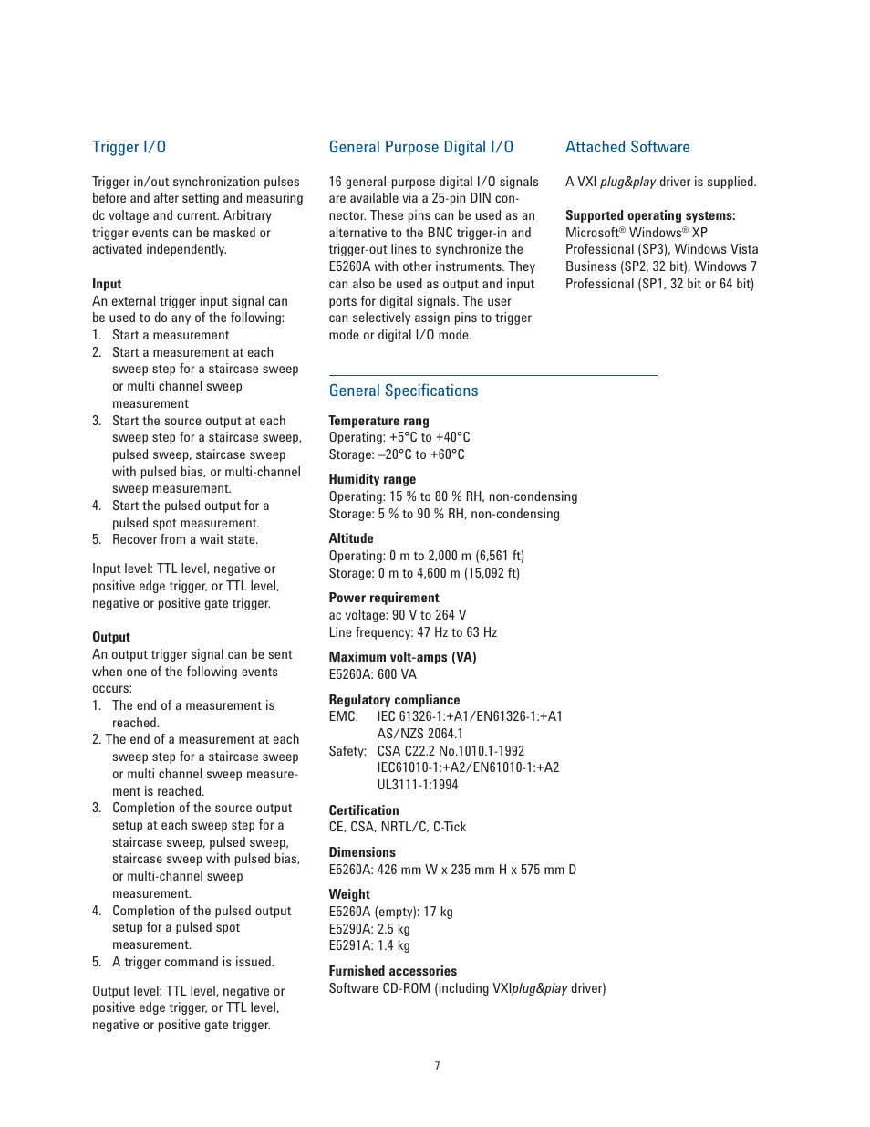 Atec Agilent-E5260A User Manual | Page 7 / 8