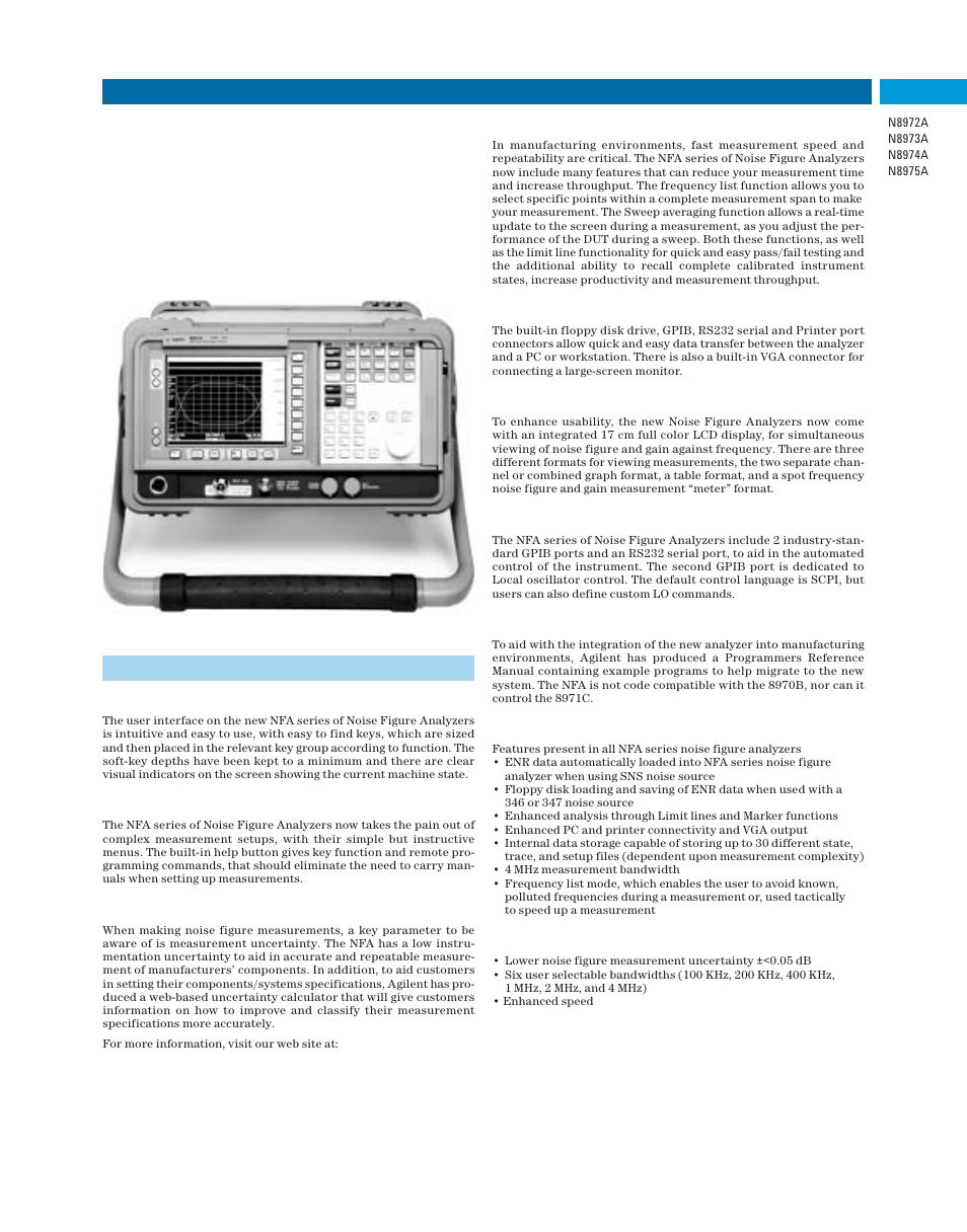 Atec Agilent-N8972A_N8973A_N8974A_N8975A User Manual | 3 pages