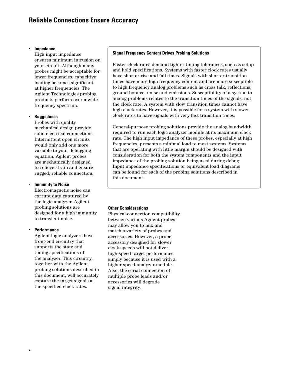 Reliable connections ensure accuracy | Atec Agilent-346a User Manual | Page 2 / 69