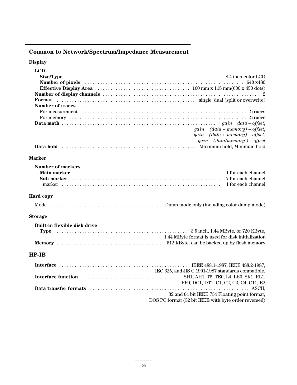 Atec Agilent-4395A User Manual | Page 20 / 27