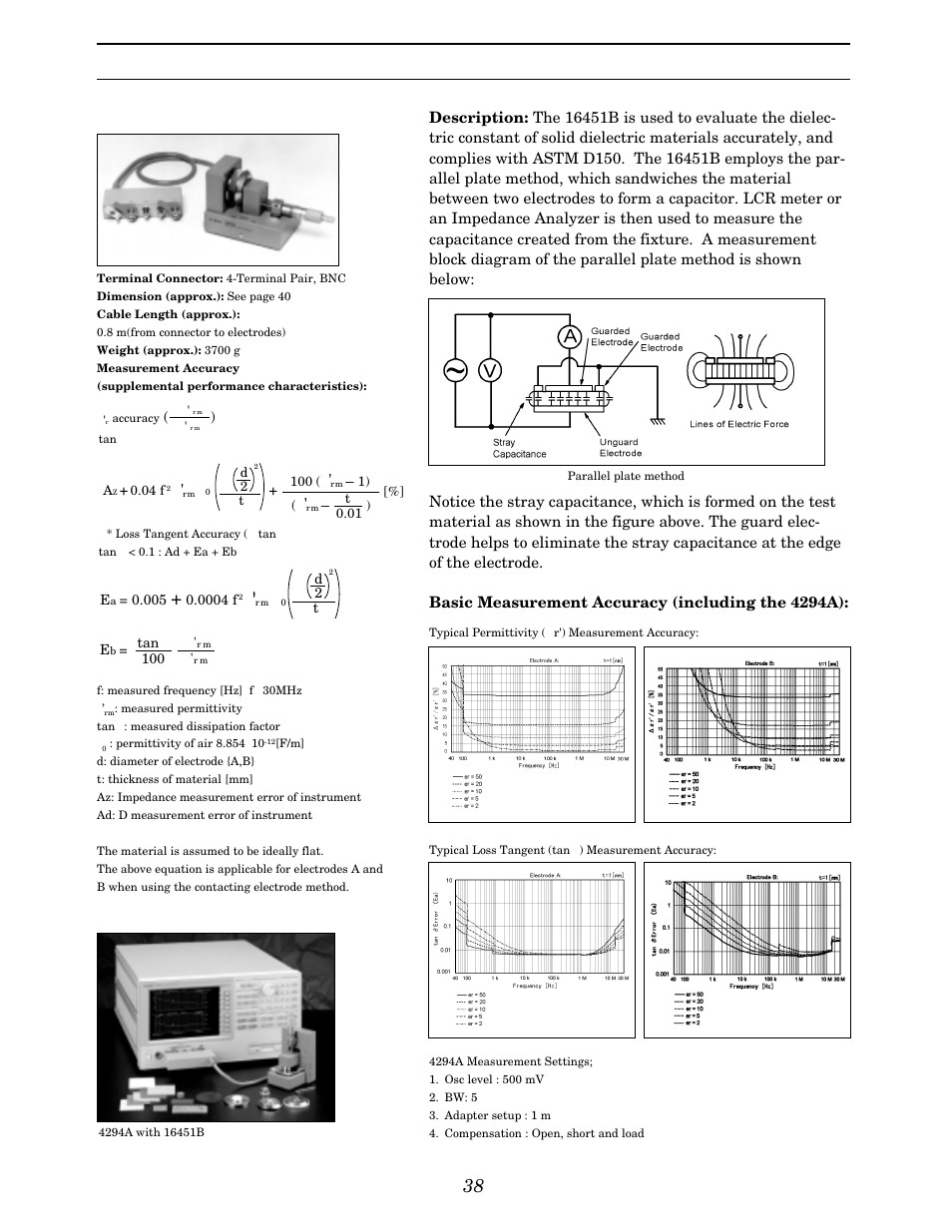 Up to 110 mhz (4-terminal pair) material | Atec Agilent-16047A User Manual | Page 43 / 108