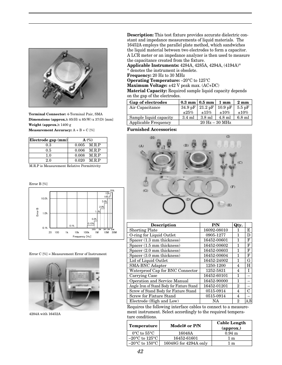 Up to 110 mhz (4-terminal pair) material | Atec Agilent-16047A User Manual | Page 47 / 108