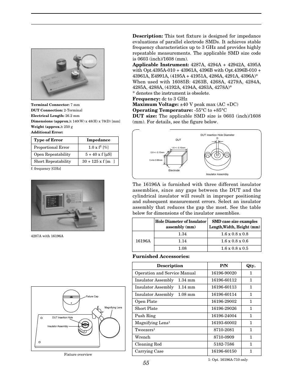 Up to 3 ghz (7 mm) smd | Atec Agilent-16047A User Manual | Page 60 / 108